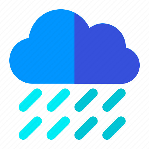 Heavy, rain, rainy, forecast, weather icon - Download on Iconfinder