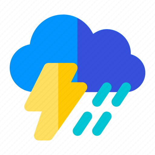 Rainstorm, heavy rain, storm, weather icon - Download on Iconfinder
