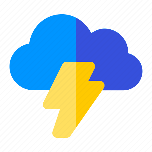 Storm, lightning, forecast, weather icon - Download on Iconfinder