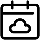 weather, cloud, calendar, forecast, schedule