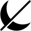 weather, moon, night, sky, disable, off 
