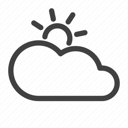 Climate, cloudy, forecast, morning, partly cloudy, sun, weather icon - Download on Iconfinder