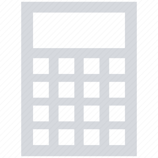 Accounting, calculate, calculation, calculator, digital calculator, mathematics, maths icon - Download on Iconfinder