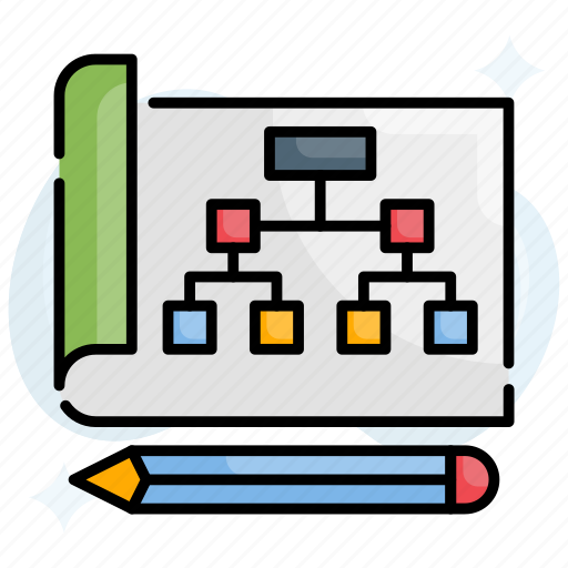 Hierarchy, data flow, algorithm, sitemap, flow diagram icon - Download on Iconfinder