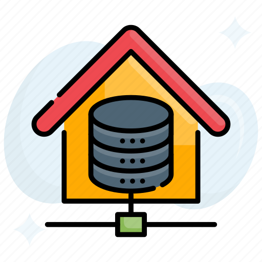 Data, mart, data warehouse, data mart, datacenter, data hub, data house icon - Download on Iconfinder