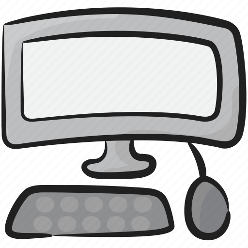 Computer, computer device, desktop computer, display, monitor, pc icon - Download on Iconfinder