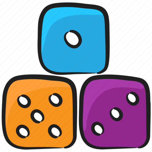 Casino, dice cube, gambling, luck game, ludo dices icon - Download on Iconfinder