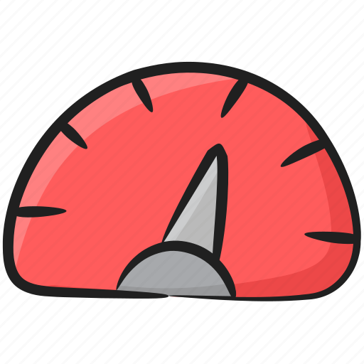 Dashboard, gauge, odometer, performance evaluation, speedometer icon - Download on Iconfinder