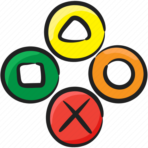Cancel button, game buttons, joystick button, media buttons, pause button icon - Download on Iconfinder