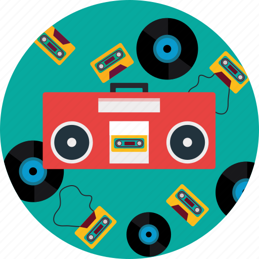 Boombox, cd, headphone, music, radio, sound icon - Download on Iconfinder