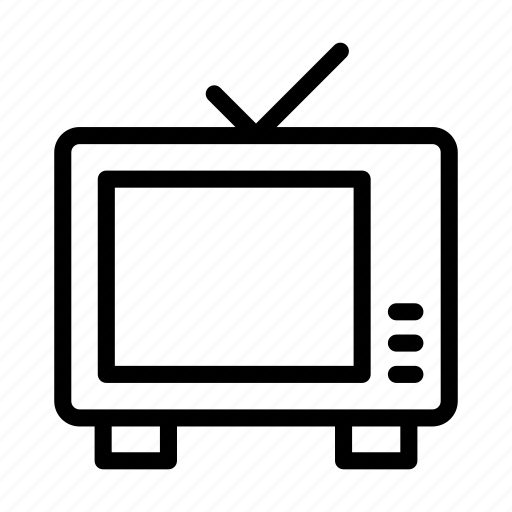 Antenna, entertainment, media, retro, television icon - Download on Iconfinder