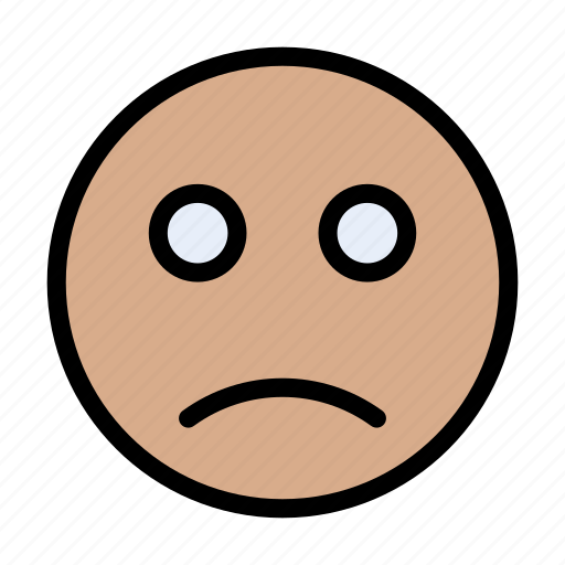 Emoji, emotional, react, sad, smiley icon - Download on Iconfinder