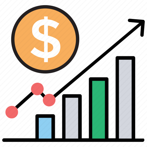 Business analytics, business growth, increase in sales, revenue growth, revenue performance icon - Download on Iconfinder