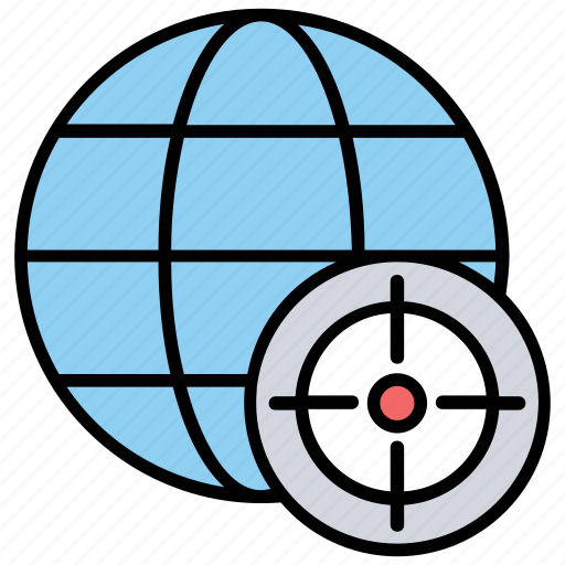 Geo targeting, geomarketing, gps marketing, gps tracking, location-based marketing icon - Download on Iconfinder