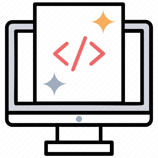 Custom coding, html code, programming language, web coding, web development icon - Download on Iconfinder