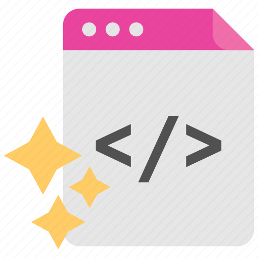 Clean code, page programming, quality coding, web designing, web development icon - Download on Iconfinder