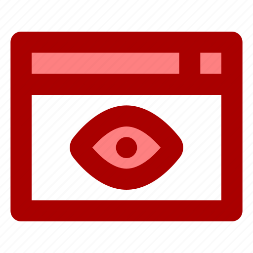 Eye, graphic, screen, technology, view, web, work icon - Download on Iconfinder
