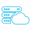 cloud, database, host, hosting, hybrid, server, vps