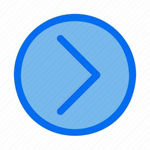 Direction, arrows, arrow, circle, right icon - Download on Iconfinder