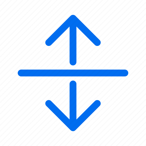 Direction, arrows, split, vertical icon - Download on Iconfinder