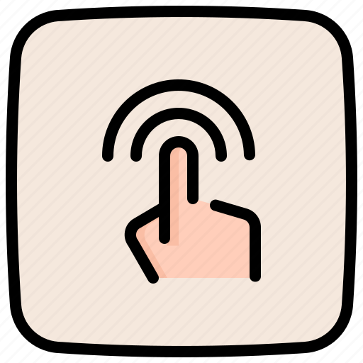 Hand, cursor, click, finger, tap, gesture icon - Download on Iconfinder
