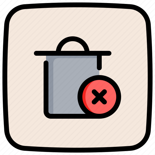 Cross, mark, garbage, trash, bin, delete icon - Download on Iconfinder