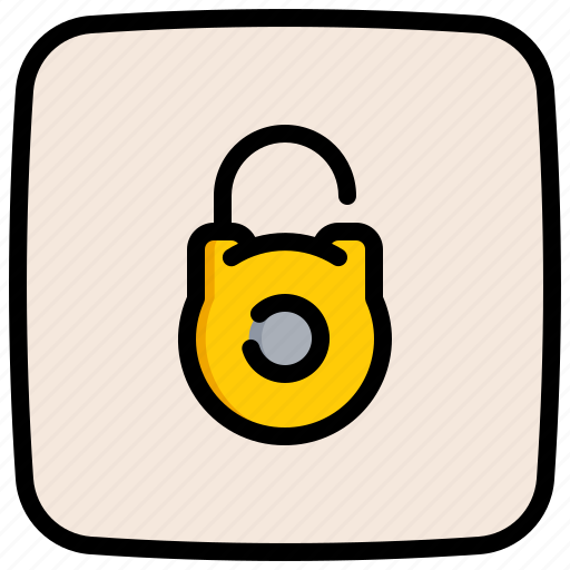 Unsecure, padlock, unlock, security, lock icon - Download on Iconfinder