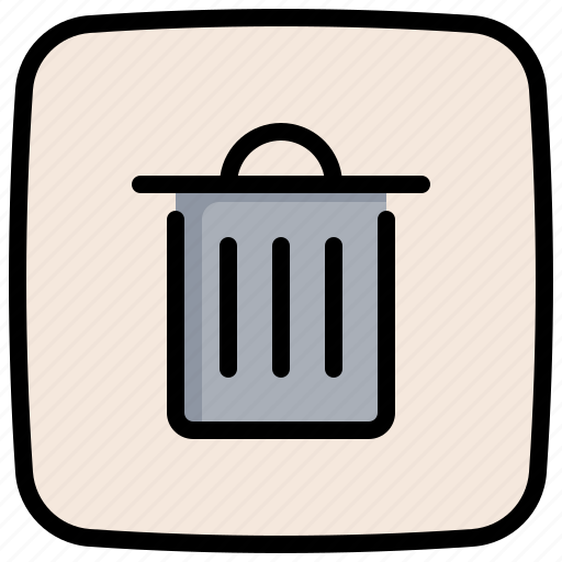 Garbage, waste, trash, bin, can, delete icon - Download on Iconfinder