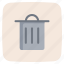 garbage, waste, trash, bin, can, delete 