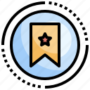bookmark, web, button, star, ui