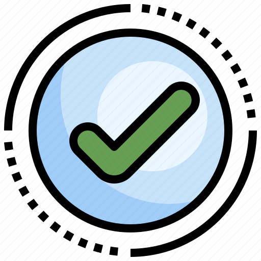 Tick, accept, web, button, approve, mark icon - Download on Iconfinder