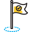 milestone, success, achievement, accomplishment, destination, pennant, peak 