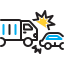 truck accident, truck, car, accident, misadventure, rta, crash 
