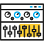 audio mixer, dual tone, music, multiple sounds, frequency, dub mixing, multicolor 