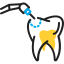teeth filling, dental problem, tooth, dental restoration, filling, dentistry, multicolor 