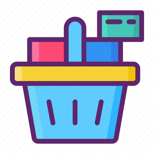 Full, basket, shopping, cart icon - Download on Iconfinder