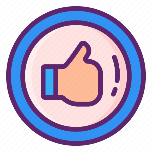 Like, thumbs, up, hand icon - Download on Iconfinder