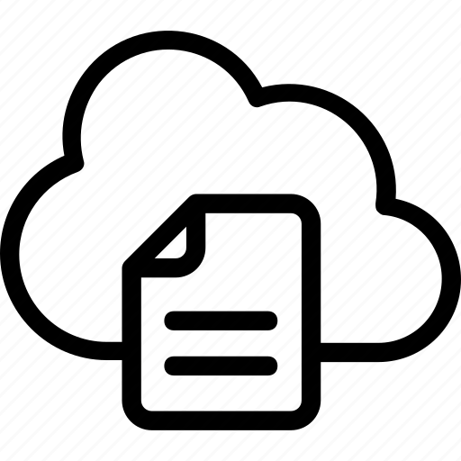 Cloud, computing, docs, document, sky icon - Download on Iconfinder