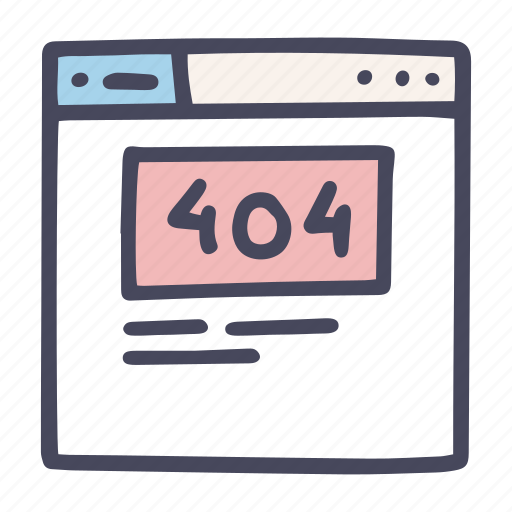 Web, design, browser, seo, page, 404, error icon - Download on Iconfinder