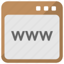 internet browser, internet site, site, website, www