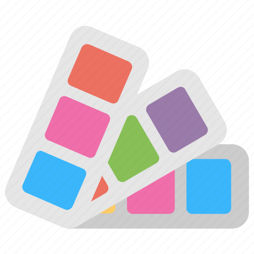 Color catalogue, colors chart, colours palette, paint swatches, pantone icon - Download on Iconfinder