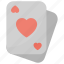 casino, casino card, heart card, play card, poker card 