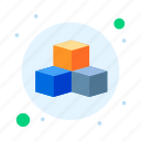 3d, box, cube, design
