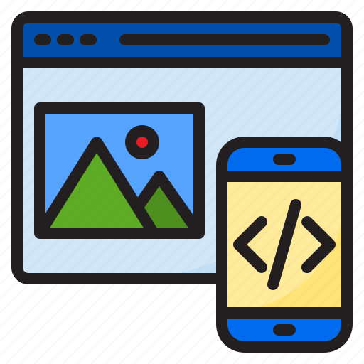 Web, browser, programing, coding, mobilephone icon - Download on Iconfinder