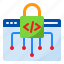 lock, coding, share, protect, web 