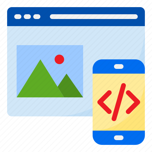 Web, browser, programing, coding, mobilephone icon - Download on Iconfinder