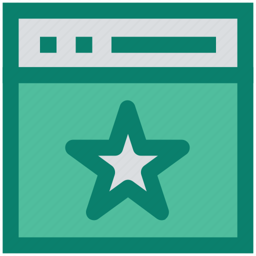 Design, document, star, tab, web, webpage, website icon - Download on Iconfinder