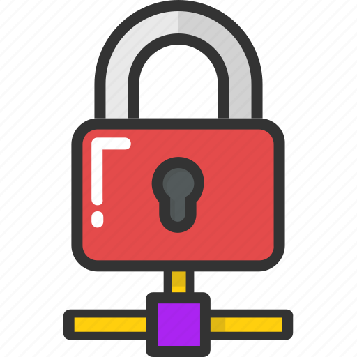 Data security, information security, internet security, network lock, server lock icon - Download on Iconfinder