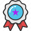 insignia, quality, ranking, rating, star badge 