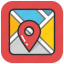 location marker, location pointer, map location, map locator, map pin 